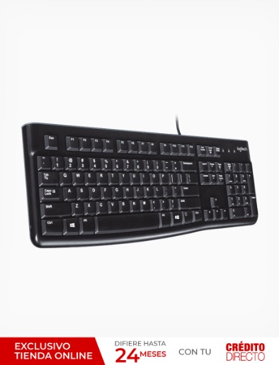 Teclado con cable K120 Logitech