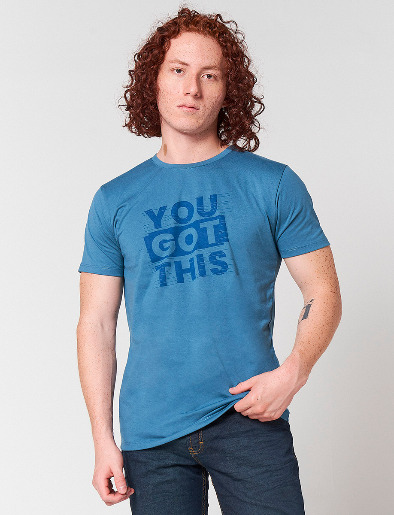 Camiseta You Got This Azul Piedra