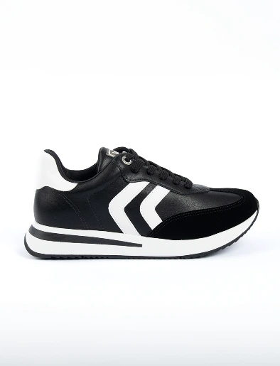 Sneaker Negro con Cordones | Viamarte
