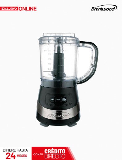 Procesador de Alimentos FP-549BK 3 Tz Negro | Brentwood