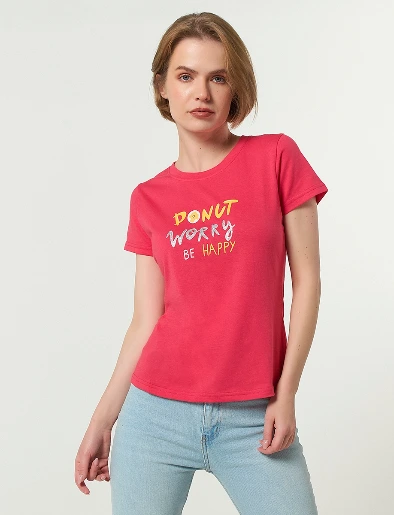 Camiseta Donut Fucsia