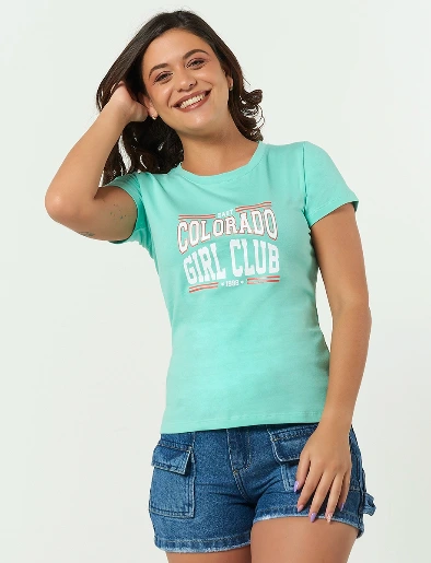 Camiseta Colorado Verde Menta