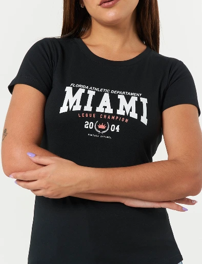 Camiseta Miami Negro
