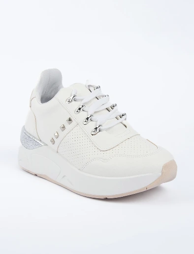 Sneakers Blanco con Tachas
