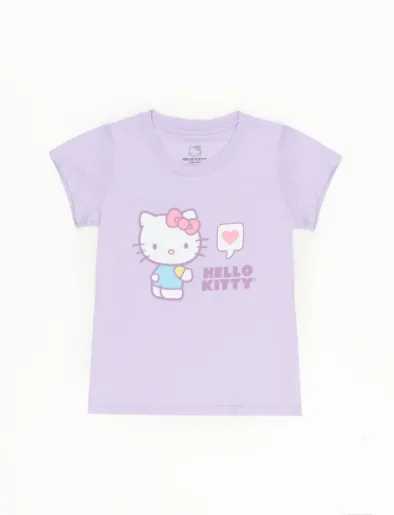Camiseta Hello Kitty Lila