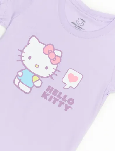 Camiseta Hello Kitty Lila