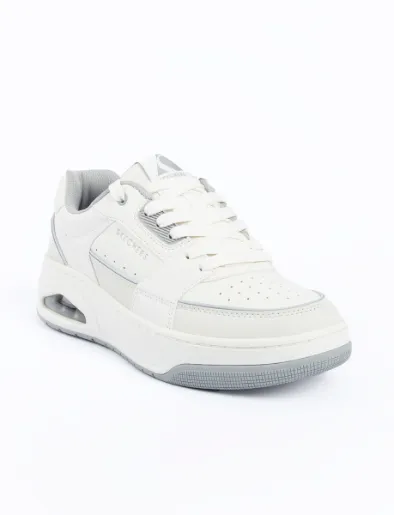 Zapato Caña Baja con Cordones Blanco | Skechers