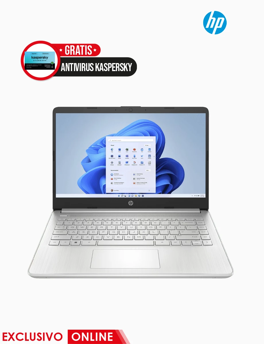 Laptop 14" Intel Core i5 Performance Blue | HP + Gratis Antivirus Kaspersky