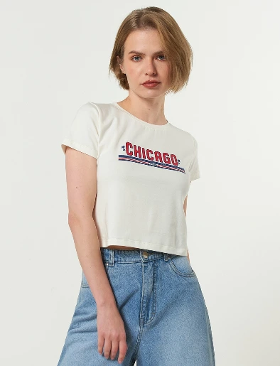 Camiseta Chicago Crudo