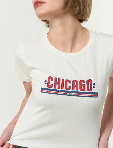 Camiseta Chicago Crudo