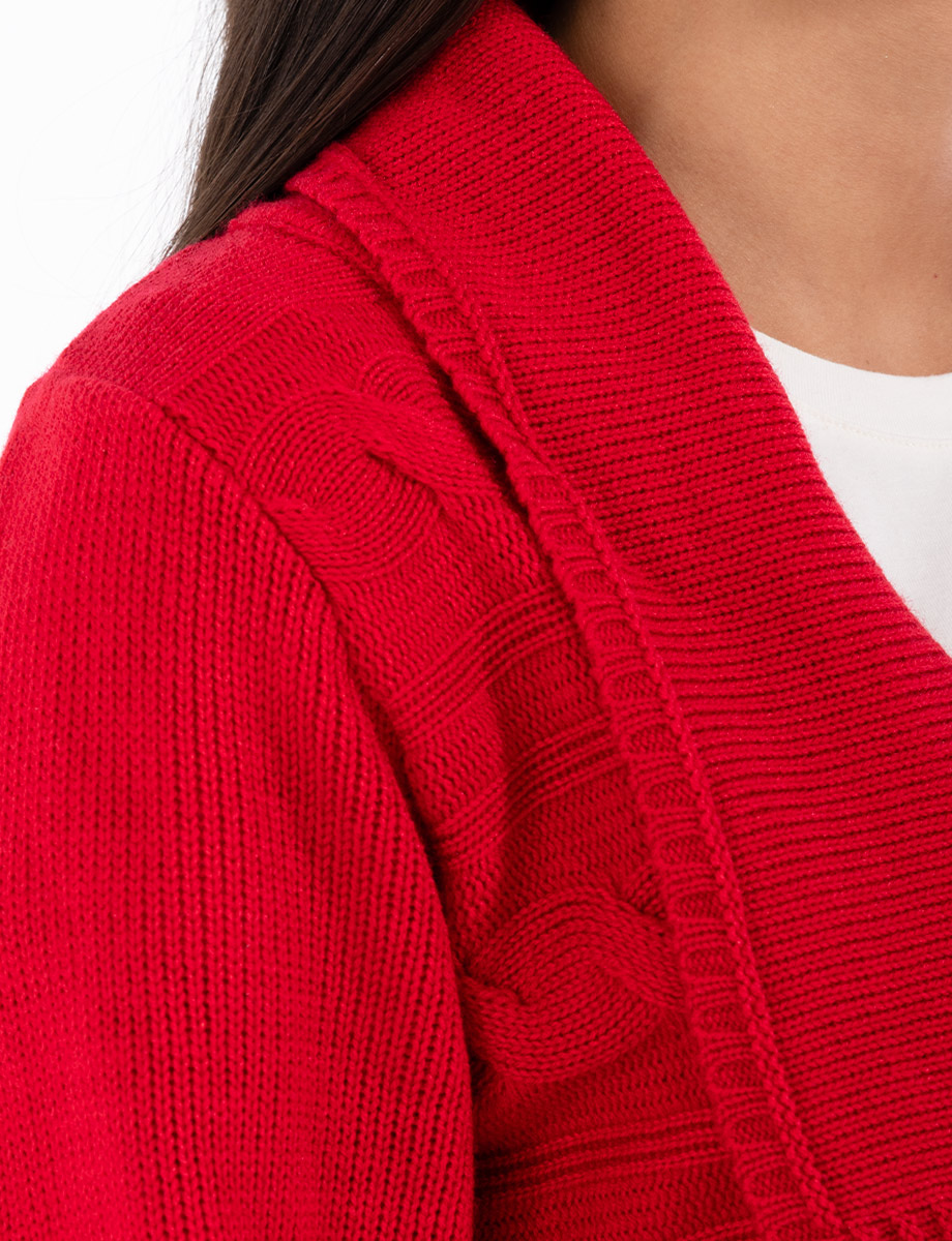 Sweater largo unicolor