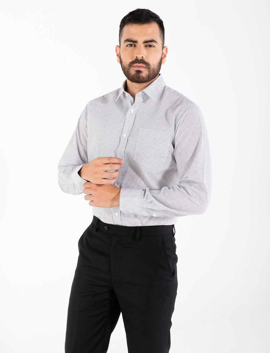 Camisa clásica manga larga