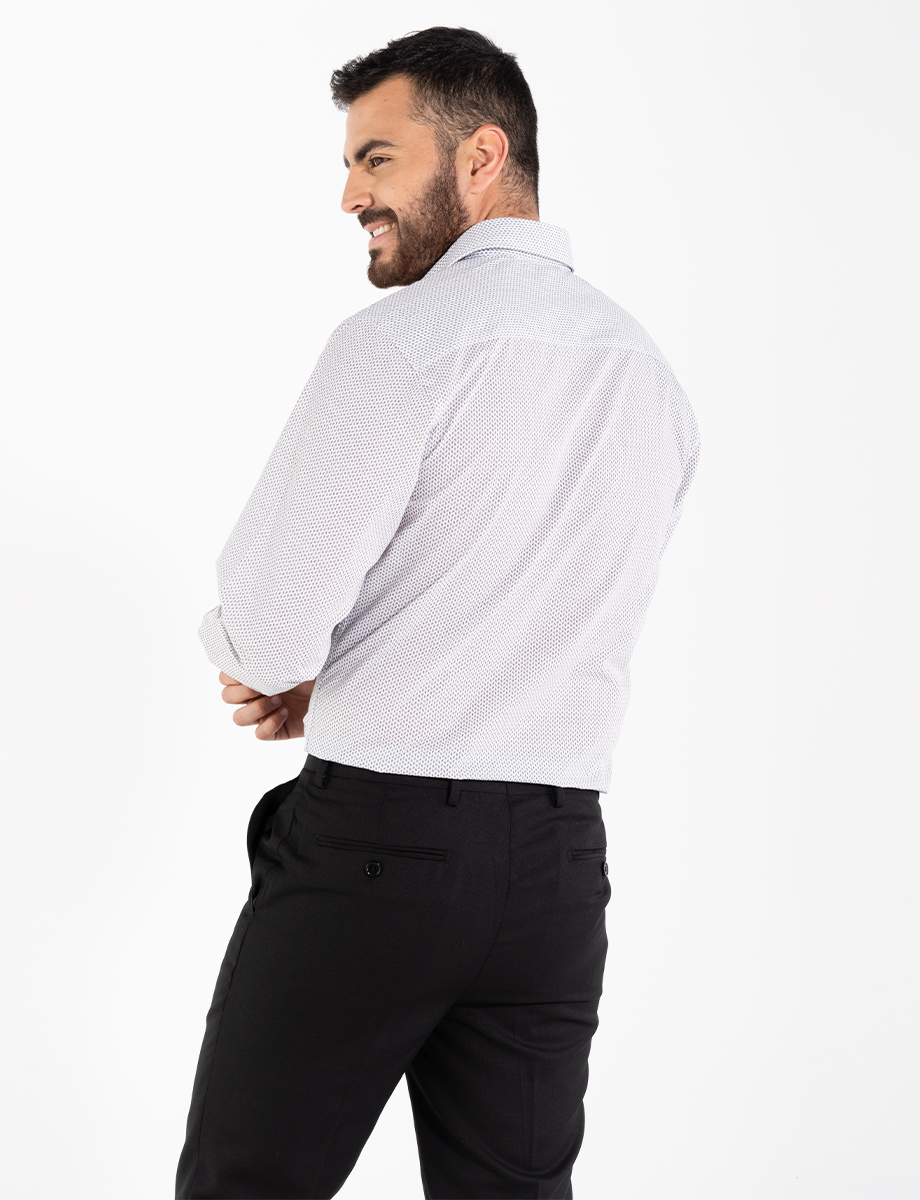 Camisa clásica manga larga