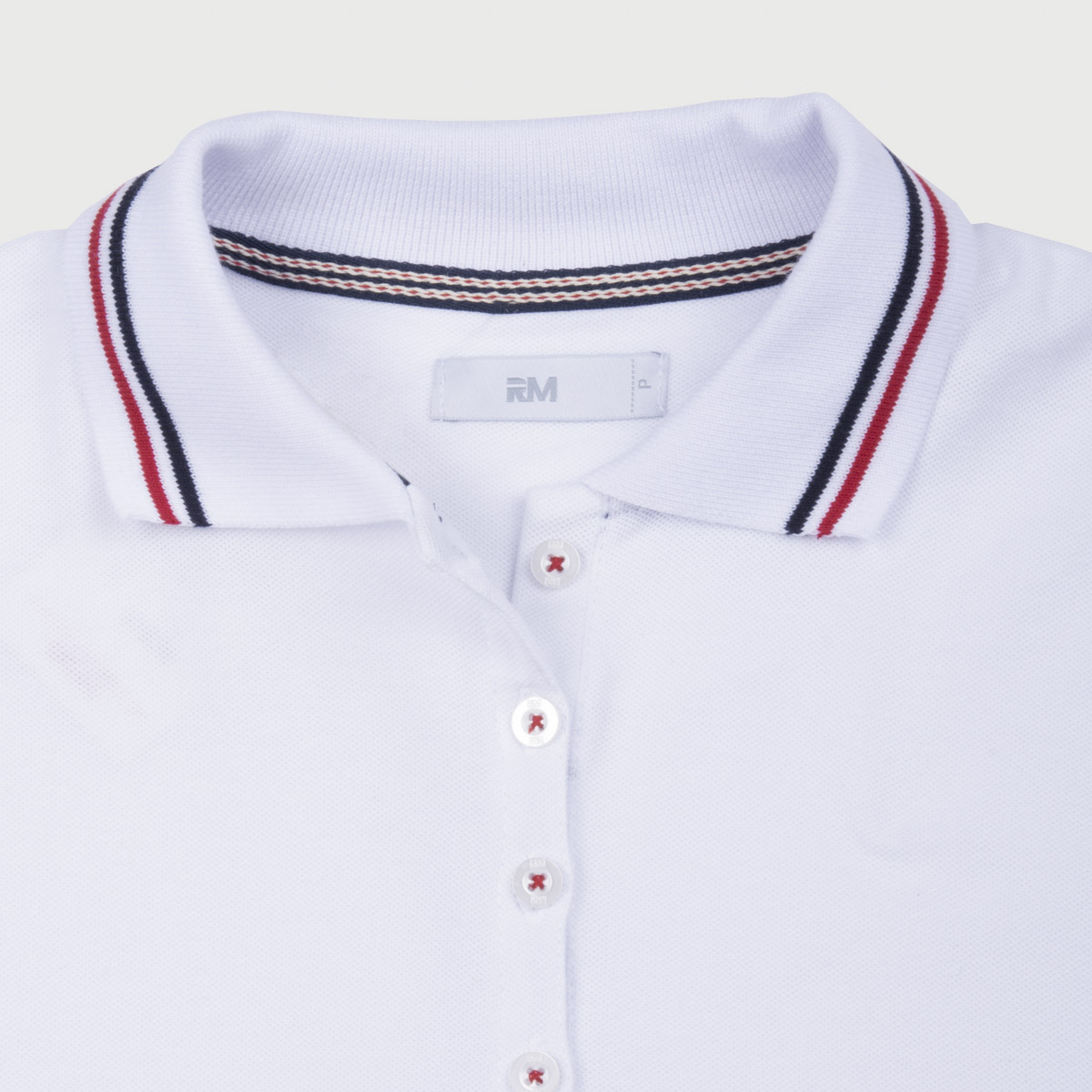 Camiseta con franjas en contraste