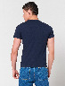 Camiseta Azul Básica con Botones