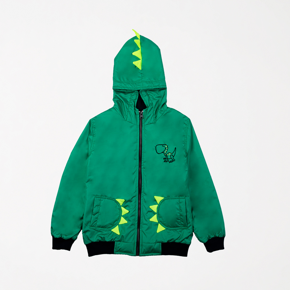 Chaqueta dinosaurio verde