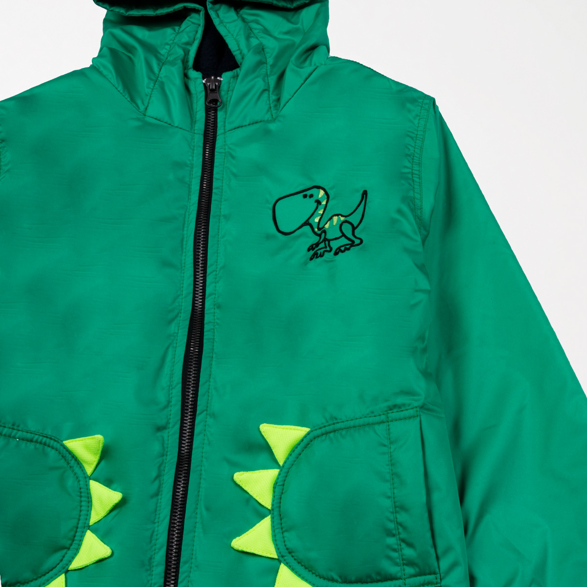 Chaqueta dinosaurio verde