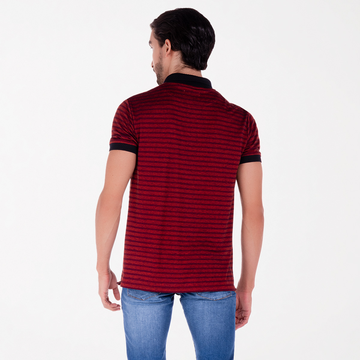 Camiseta polo rayas