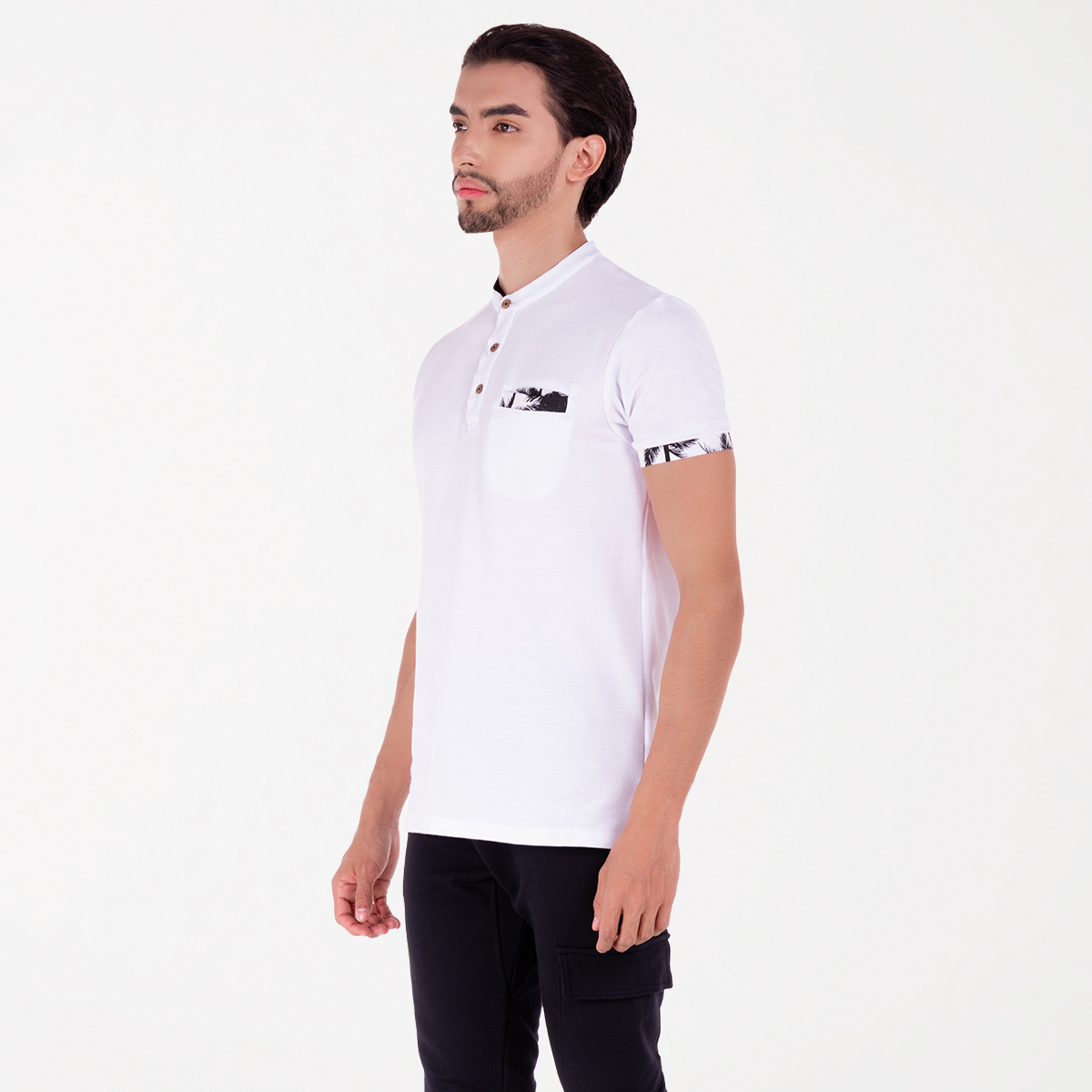 Camiseta polo sin cuello