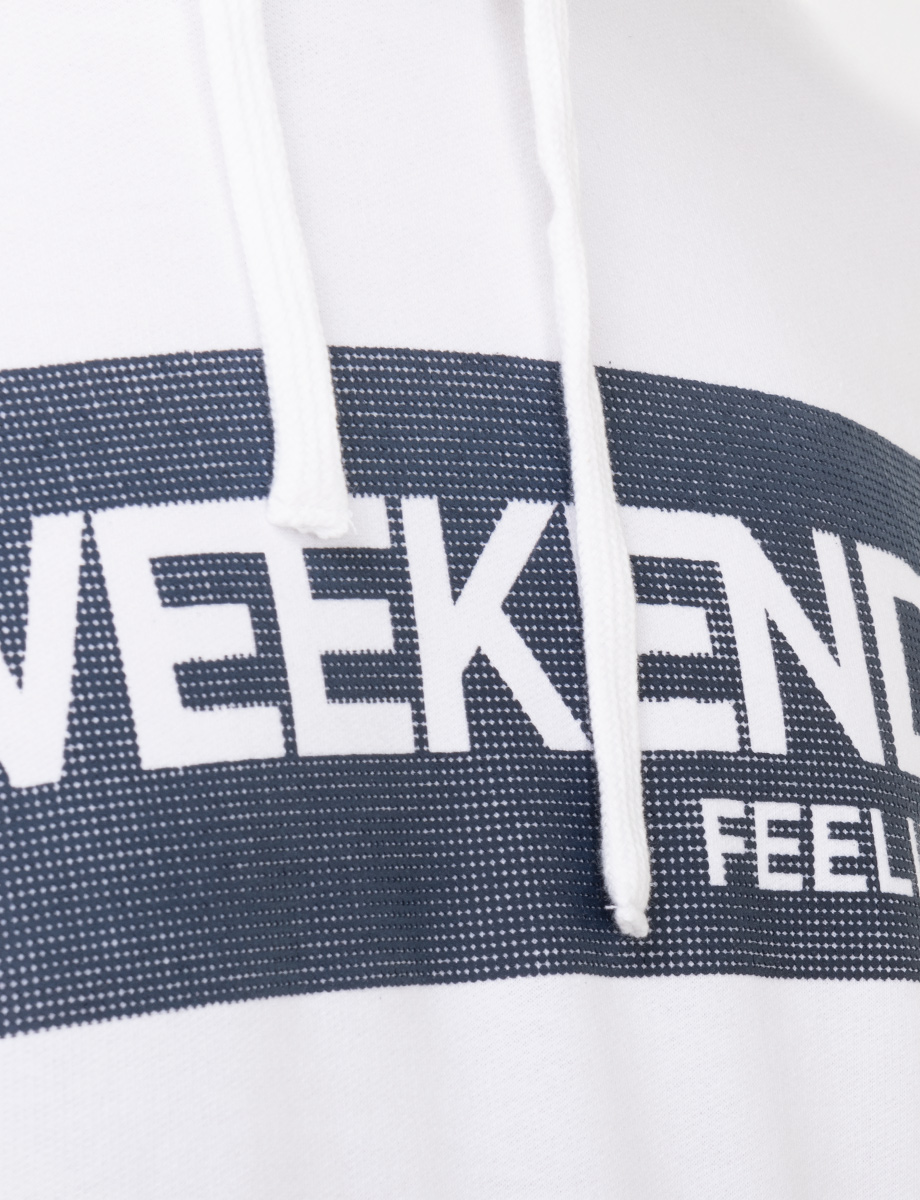 Hoddie Weekend blanco