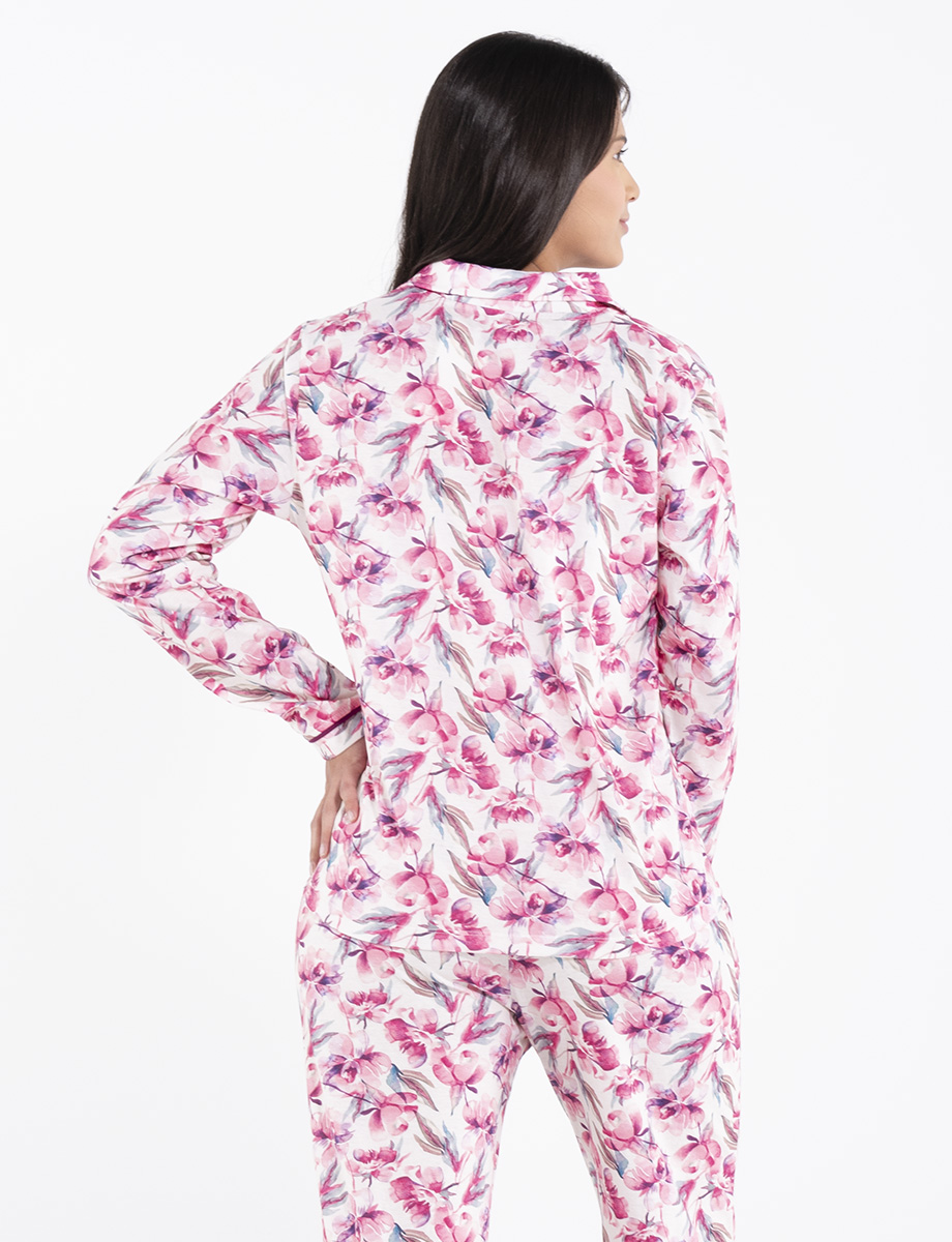 Pijama flores 2 piezas