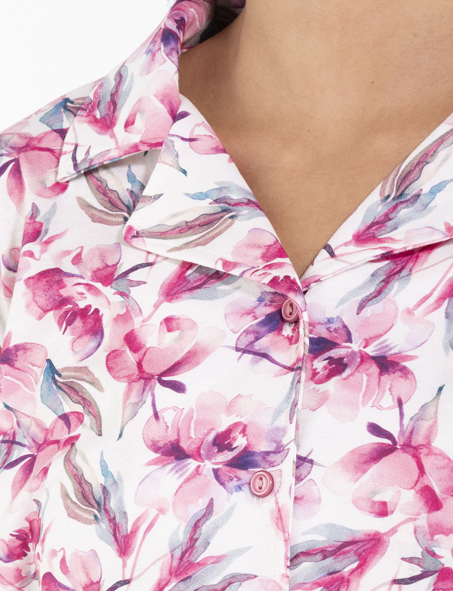 Pijama flores 2 piezas