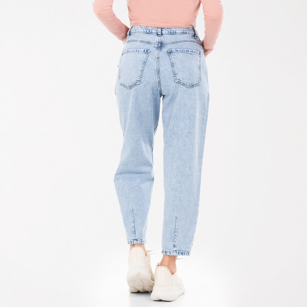 Jean slouchy celeste claro