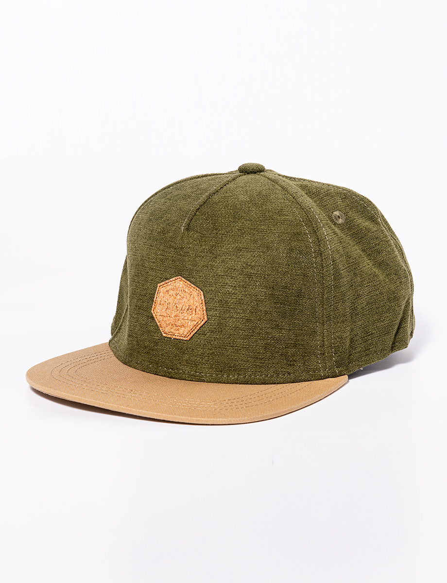 Gorra plana verde