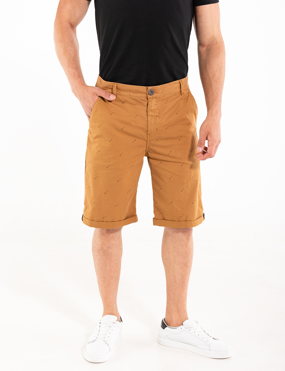 Color Mostaza Hombre Pantalones Cortos Pantaloneta De Colores