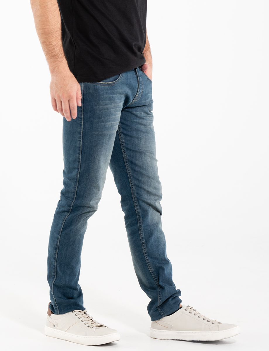 Jean skinny llano 5 bolsillos