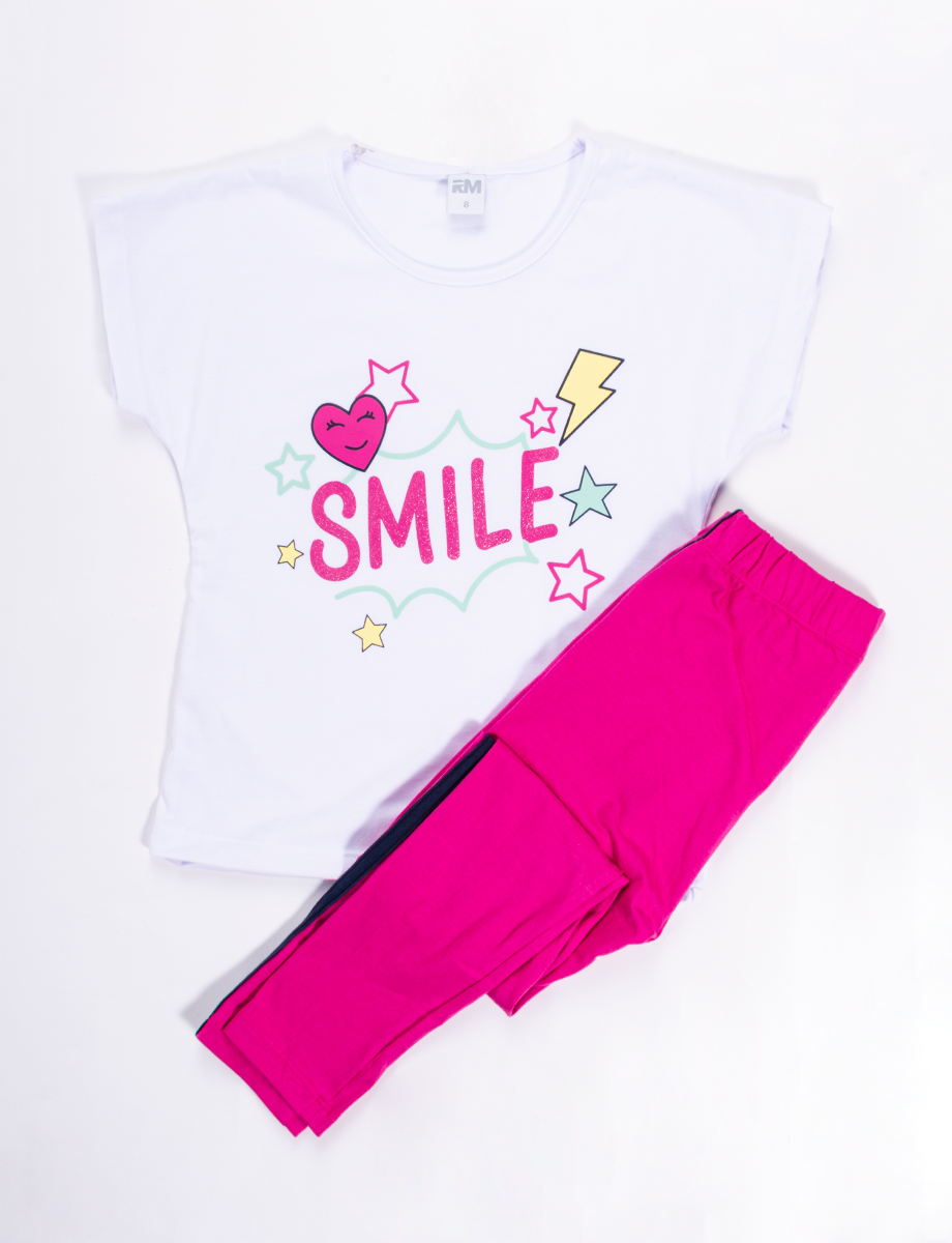 Conjunto licra camiseta Smile