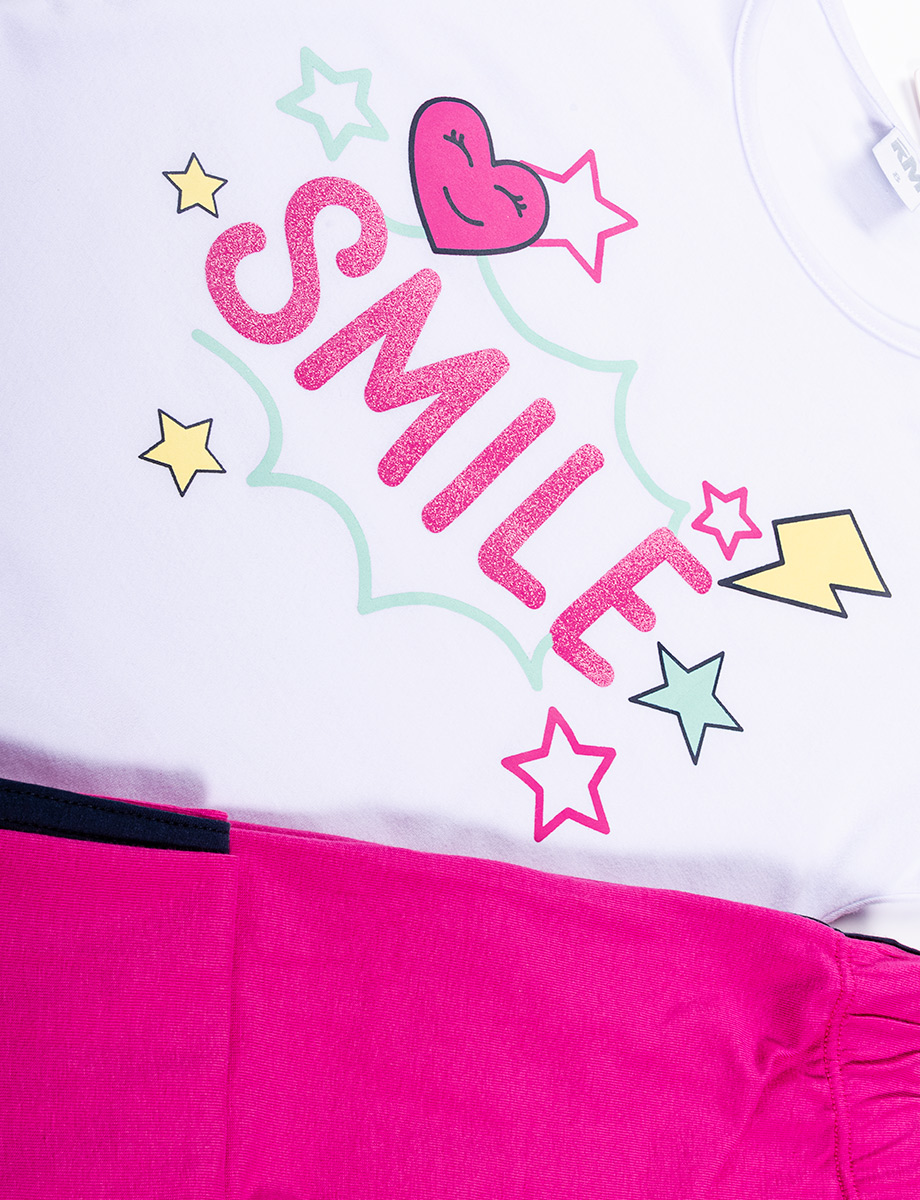 Conjunto licra camiseta Smile