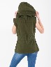Chaleco largo verde militar