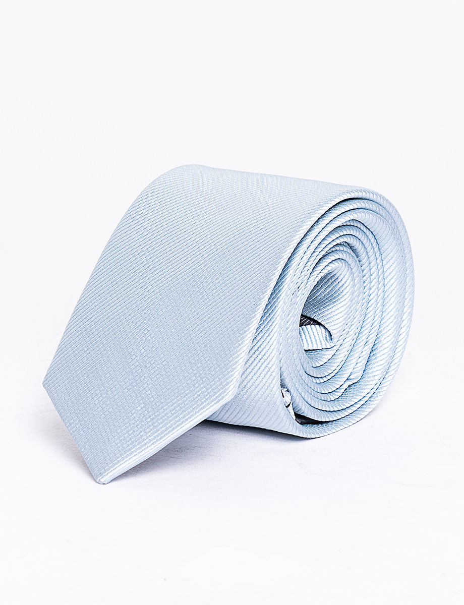 Corbata lisa celeste