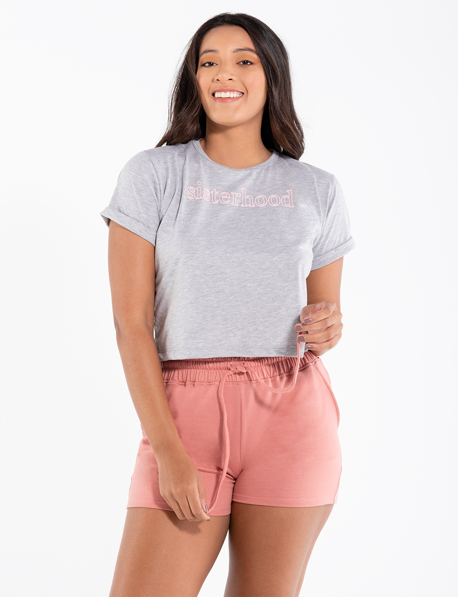Camiseta corta Sisterhood