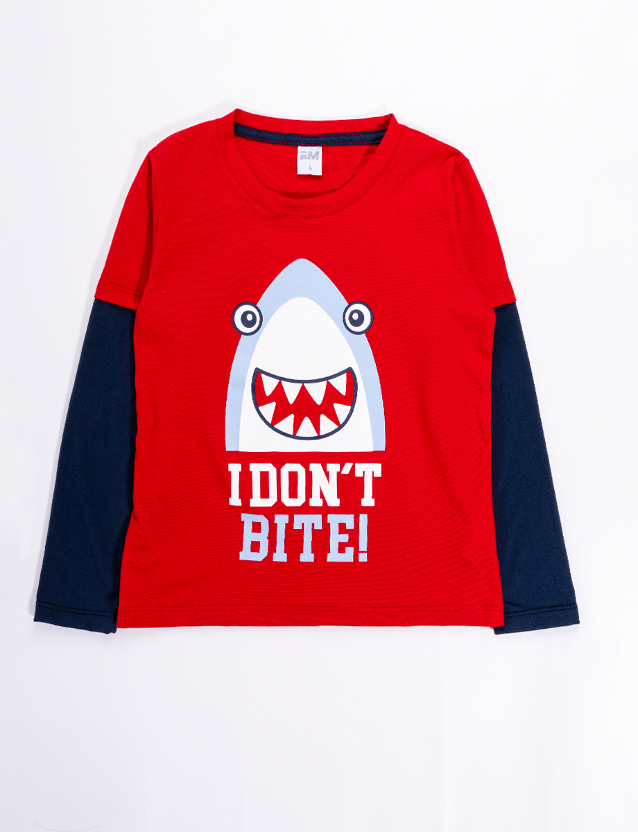 Buzo I Don't Bite rojo