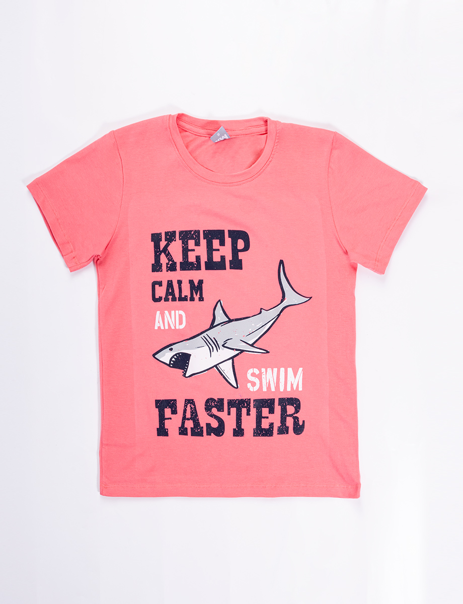 Camiseta Keep Calm coral