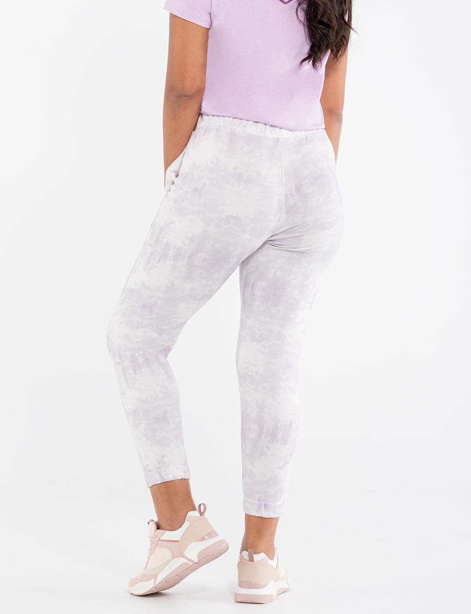 Jogger tie-dye lila