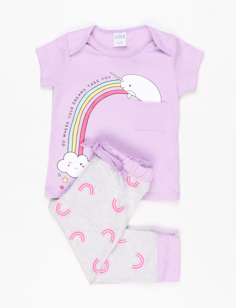 Pijama 2 piezas Arcoiris