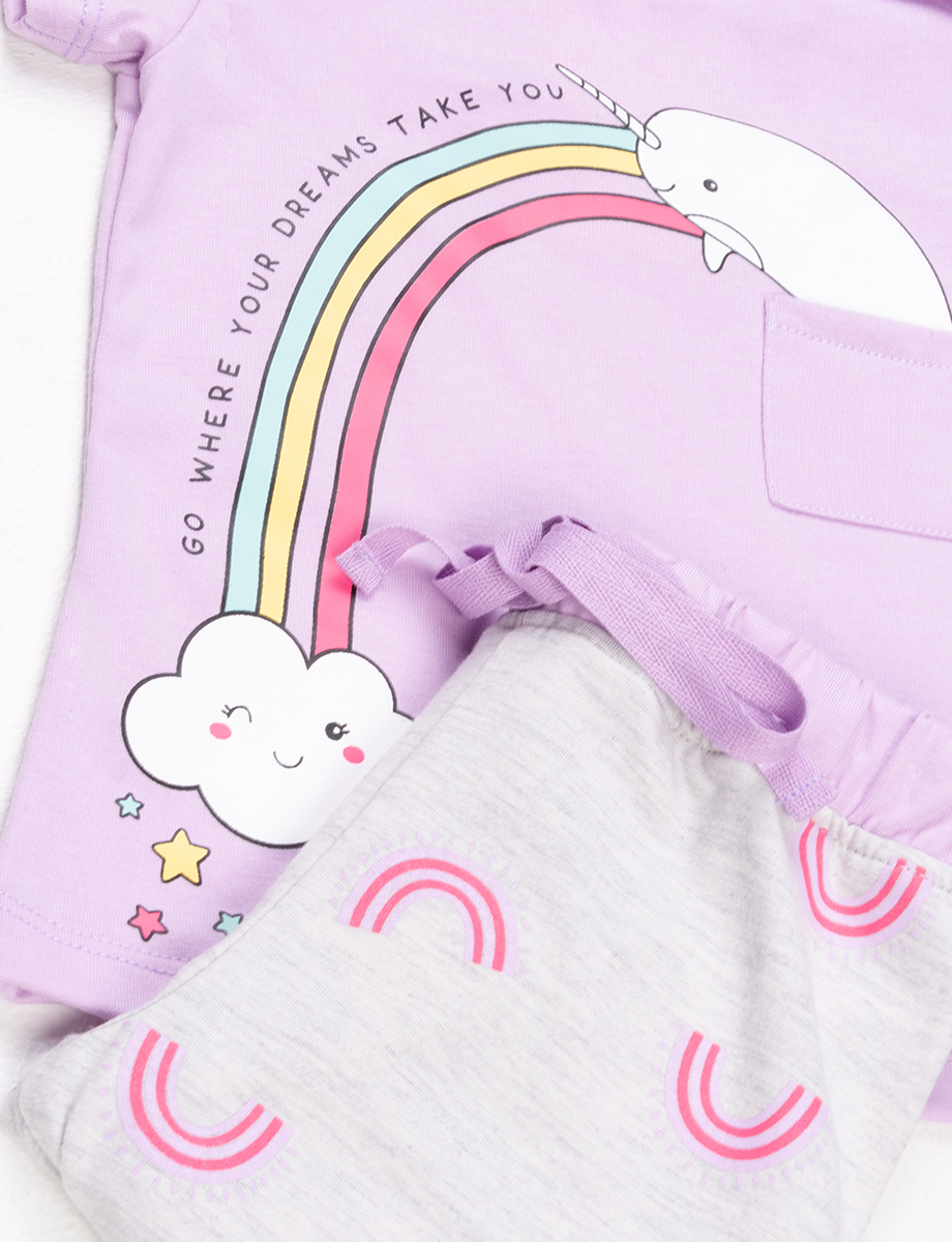 Pijama 2 piezas Arcoiris