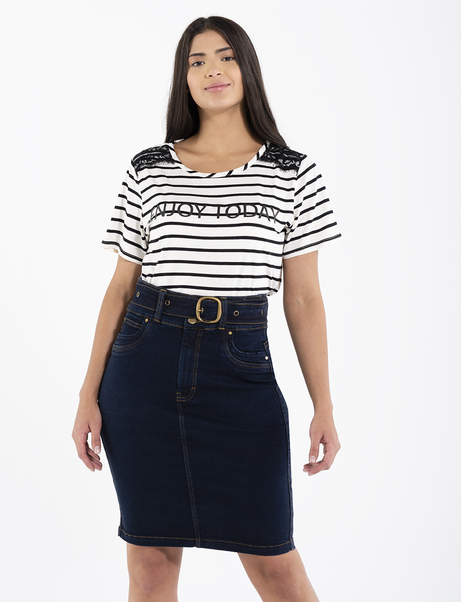 Camiseta rayas Enjoy Today