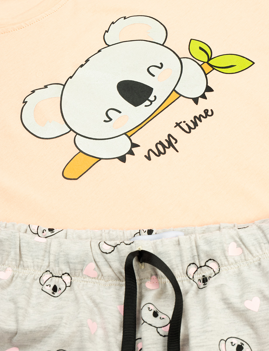 Pijama short camiseta Koala