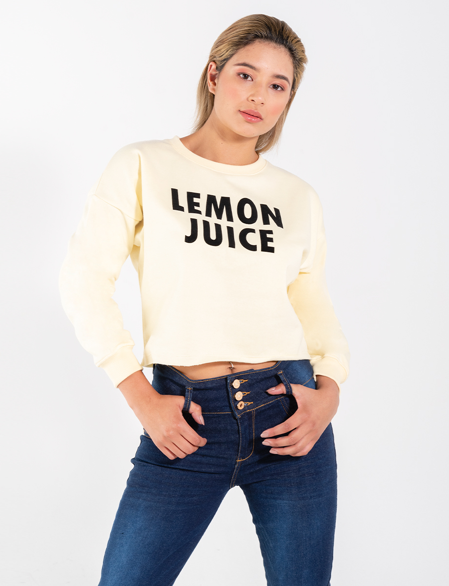 Buzo Lemon Juice amarillo