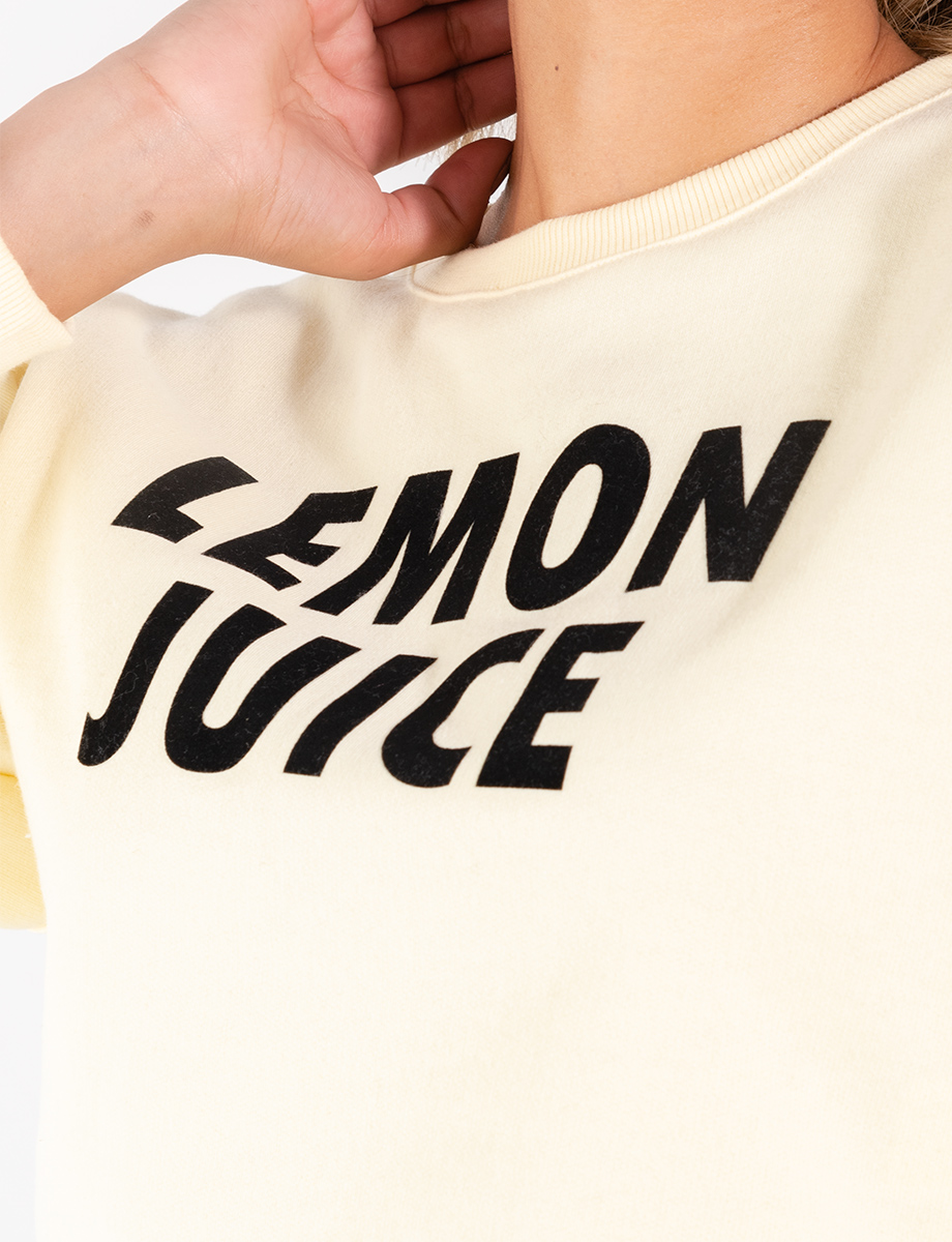 Buzo Lemon Juice amarillo