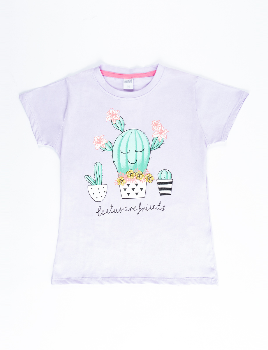 Camiseta estampada cactus