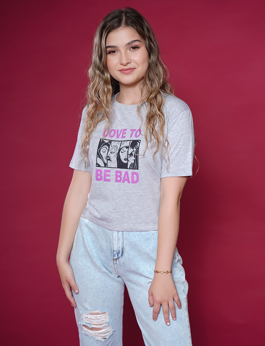 Camiseta gris Maléfica