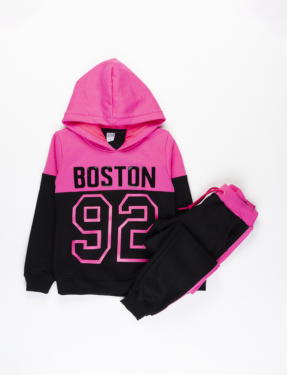 Calentador Boston negro-fucsia