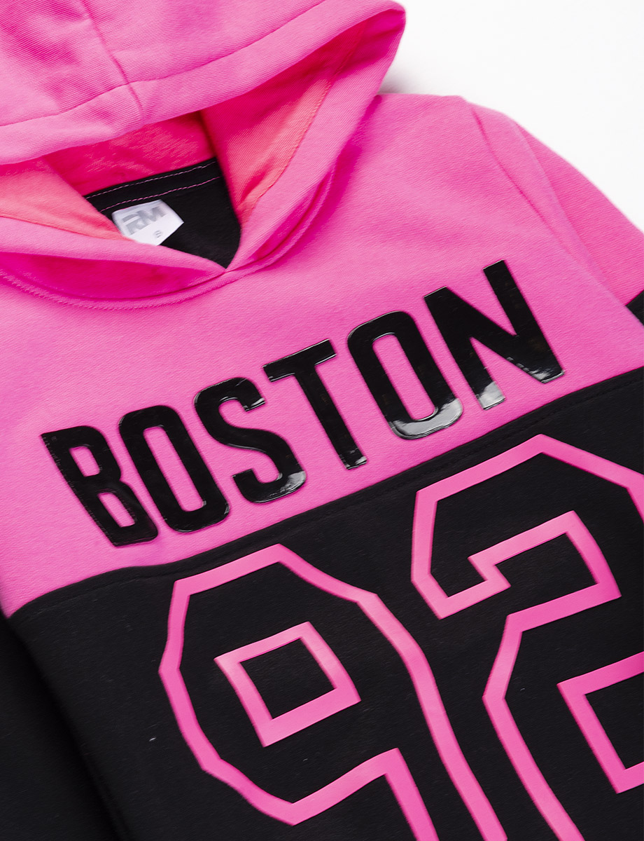 Calentador Boston negro-fucsia