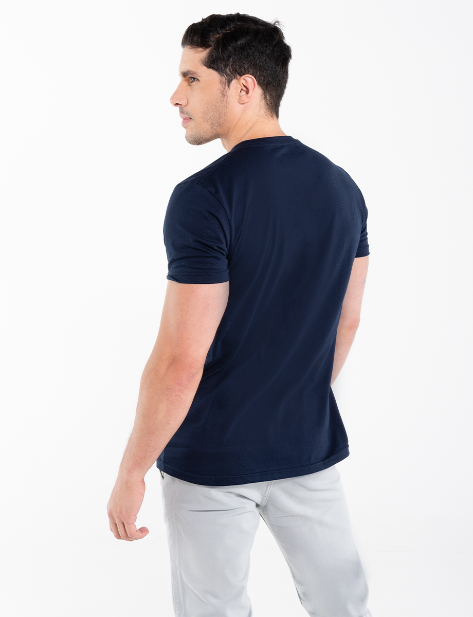 Camiseta Since azul