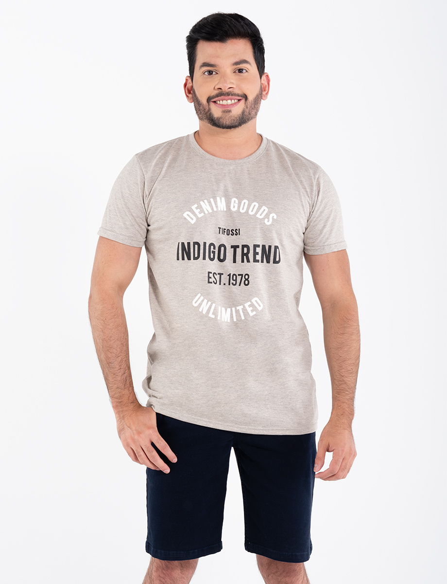 Camiseta Indigo Trend gris